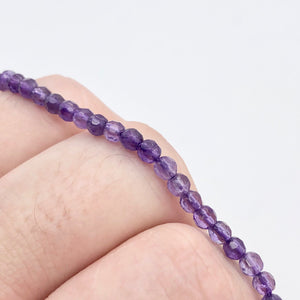 Gorgeous Natural Faceted Amethyst Round Beads | 4mm | 6 Beads | #681 - PremiumBead Alternate Image 9