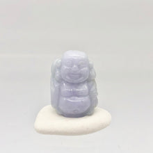 Load image into Gallery viewer, 26cts Hand Carved Buddha Lavender Jade Pendant Bead | 21x14x9.5mm | Lavender - PremiumBead Primary Image 1
