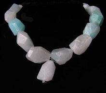 Load image into Gallery viewer, 769cts Hemimorphite Faceted Nugget Bead Strand 110390I - PremiumBead Alternate Image 2
