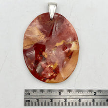 Load image into Gallery viewer, Mustard Mookaite 50mm Oval Sterling Silver Pendant - PremiumBead Alternate Image 4
