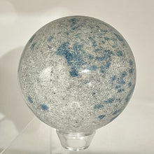 Load image into Gallery viewer, K2 Stone Meditation Scrying Sphere | 3&quot; | White Blue | 1 Display Sphere|
