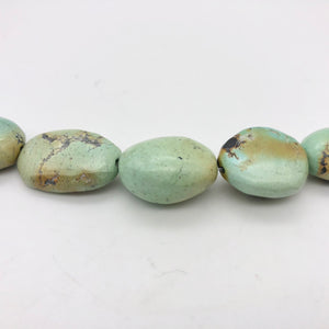 385cts 15.5" Natural USA Turquoise Pebble Beads Strand 106695C - PremiumBead Alternate Image 5