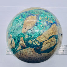 Load image into Gallery viewer, Azurite Malachite Chrysoprase Scry Crystal Sphere | 60mm | Green/Blue/Brown | 1
