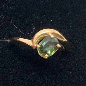 Natural Green Sapphire 14K Gold Ring Size 4 3/4 9982Baa - PremiumBead Alternate Image 7