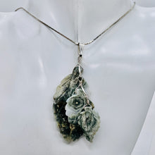 Load image into Gallery viewer, Jasper Sterling Silver Multi Leaf | 2 3/4&quot; Long | Green/Gray | 1 Pendant |
