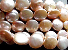 Load image into Gallery viewer, Natural Perfect Peach FW Coin Pearl Strand 104765 - PremiumBead Alternate Image 3
