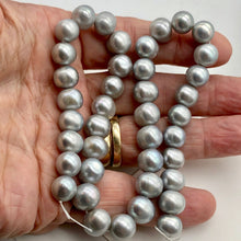 Load image into Gallery viewer, 1 Moonshine Huge Near-Round 11-12mm FW Pearl 003123 - PremiumBead Alternate Image 10
