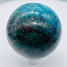 Load image into Gallery viewer, Chrysocolla Cuprite Scry Crystal Round Sphere | 60mm | Blue/Copper | 1 |
