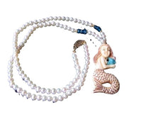 Load image into Gallery viewer, Splash Carved Mermaid Pearl &amp; 14Kgf 18 inch Necklace 210311
