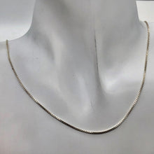 Load image into Gallery viewer, Sterling Silver Fine Box Chain 1mm - PremiumBead Primary Image 1
