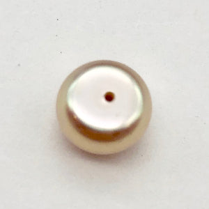 One 1/2 Drilled 8.5mm Natural Lavender Pearl 3914A - PremiumBead Alternate Image 2