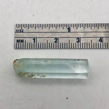 Load image into Gallery viewer, One Rare Natural Aquamarine Crystal | 32x7x7mm | 19.925cts | Sky blue | - PremiumBead Alternate Image 8
