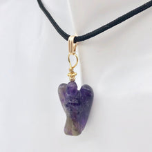 Load image into Gallery viewer, On the Wings of Angels Amethyst 14K Gold Filled 1.5&quot; Long Pendant 509284AMG - PremiumBead Alternate Image 6
