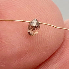 Load image into Gallery viewer, 0.19cts Natural Champagne Diamond Briolette Bead | 4X2mm |
