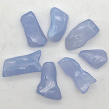 Load image into Gallery viewer, Blue Chalcedony Pendant Beads | 315 Carats | 34x19x9-26x19x8mm | 7 Beads - PremiumBead Primary Image 1
