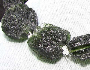 2 Unique Pendant Size Black Meteor Fragments 13 grams | 28x20x8 to 29x21x8mm | - PremiumBead Alternate Image 6