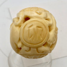 Load image into Gallery viewer, Chinese Zodiac Year of the Rabbit WaterBuffalo Bone Bead| 30mm| Cream| 1 Bead | - PremiumBead Alternate Image 6

