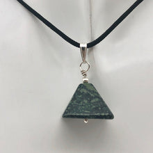 Load image into Gallery viewer, Contemplation! Kambaba Jasper Pyramid and Sterling Silver 1.13&quot; Long Pendant - PremiumBead Alternate Image 6
