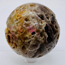 Load image into Gallery viewer, Druzy Sphalerite Meditation Scry Sphere Round | 2 1/2&quot; |Brown/Orange| 1 Sphere |
