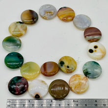 Load image into Gallery viewer, Ocean Jasper Graduated Round | 25x8 to 23x8 mm | Multi-color | 17 Beads |
