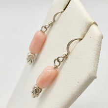 Load image into Gallery viewer, Perfect Pink Peruvian Opal Sterling Silver Earrings 305990 - PremiumBead Primary Image 1
