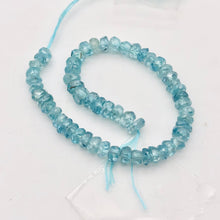 Load image into Gallery viewer, 1 inch of Blue Zircon Faceted 3.5-3mm Roundel (12-14) Beads 10846 - PremiumBead Alternate Image 6
