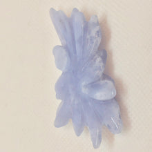Load image into Gallery viewer, Hand Carved Blue Chalcedony Flower Bead 75cts 009850N - PremiumBead Alternate Image 3

