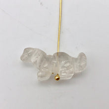 Load image into Gallery viewer, Dinosaur 2 Carved Quartz Diplodocus Beads | 25x11.5x7.5mm | Clear - PremiumBead Alternate Image 4
