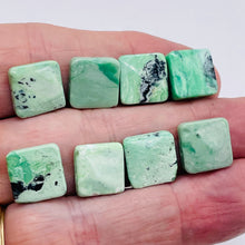Load image into Gallery viewer, 8 Beads of Mint Green Turquoise Square Coin Beads 7412G
