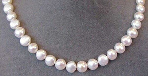 Huge 10 to 9mm Creamy White Button FW Pearls 004500 - PremiumBead Alternate Image 3