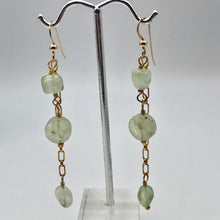 Load image into Gallery viewer, Dazzling Minty Green Natural Prehnite and 14Kgf Earrings - PremiumBead Alternate Image 5
