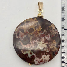 Load image into Gallery viewer, Lacy Madness Druzy Ocean Jasper 14K Gold Filled Pendant | 30mm | 1 3/4&quot; Long | - PremiumBead Alternate Image 6
