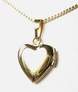 Valentine's Engraved 14Kgf Heart Locket Pendant 10535 - PremiumBead Alternate Image 4