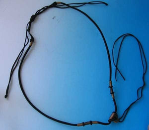 Black Wrapped Silk Cording 16-26 inch Necklace 10528B - PremiumBead Alternate Image 3