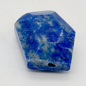 Starry Indigo Lapis Lazuli Pendant Bead | 35ts. | 25x18x9mm | 1 Bead |