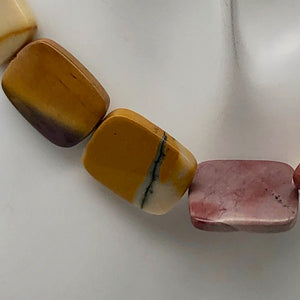 Australian Mookaite 4 Rounded 20x15x5mm Rectangle Beads - PremiumBead Alternate Image 6