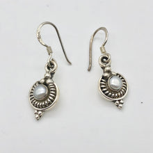 Load image into Gallery viewer, Antique Design Bali Pearl Solid Sterling Silver Earrings 4154 - PremiumBead Alternate Image 2
