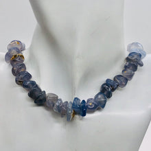 Load image into Gallery viewer, Oregon Holly Blue Chalcedony Agate 74 Gram Nugget| 10X10X8 15X10X8 |Blue 60 Bead
