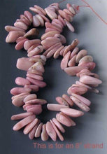 Load image into Gallery viewer, Pretty Pink Peruvian Opal Briolette Bead 8 inchStrand 10505 - PremiumBead Alternate Image 2
