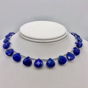 1 Natural, Untreated Lapis Lazuli Flat Faceted Briolette 6856 - PremiumBead Alternate Image 6