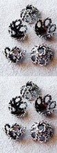 Load image into Gallery viewer, Intricate~ 2.3G Solid Sterling Silver Filigree 9x6mm Bead Caps 004037 - PremiumBead Alternate Image 2
