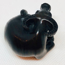 Load image into Gallery viewer, Carved Water Buffalo Dark Teak Ojime/Netsuke Bead - PremiumBead Alternate Image 4
