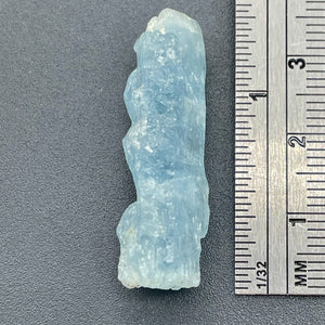 Aquamarine Natural Terminated Crystal | 33x10x9 mm | Blue | 1 Display |