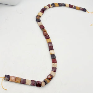 Mookaite Faceted Bead Half-Strand! | 10x10x5mm | Square | 20 beads | - PremiumBead Alternate Image 6