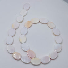 Load image into Gallery viewer, Rare Pink Conch Shell 18x13mm Oval Bead Strand 109460
