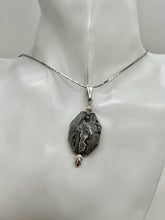 Load image into Gallery viewer, Picasso Jasper Sterling Silver Drop/Dangle | 2&quot; Long | Gray/Black | 1 Pendant |
