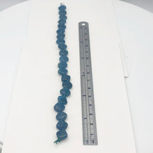 Load image into Gallery viewer, Gemmy Blue Apatite 8x8x4mm Diagonal Drilled Bead Half-Strand | 21 Beads | - PremiumBead Alternate Image 7
