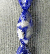 Load image into Gallery viewer, 1 Sodalite Twisted 32x14-28x12mm Oval Pendant Bead 6770 - PremiumBead Primary Image 1
