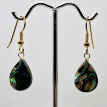 Load image into Gallery viewer, Labradorite 14K Gold Filled Drop Earringds | 1 1/2&quot; Long | Blue Silver |
