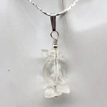 Load image into Gallery viewer, Darling! Clear Quartz Penguin with Sterling Silver Pendant 509273QZS - PremiumBead Alternate Image 6

